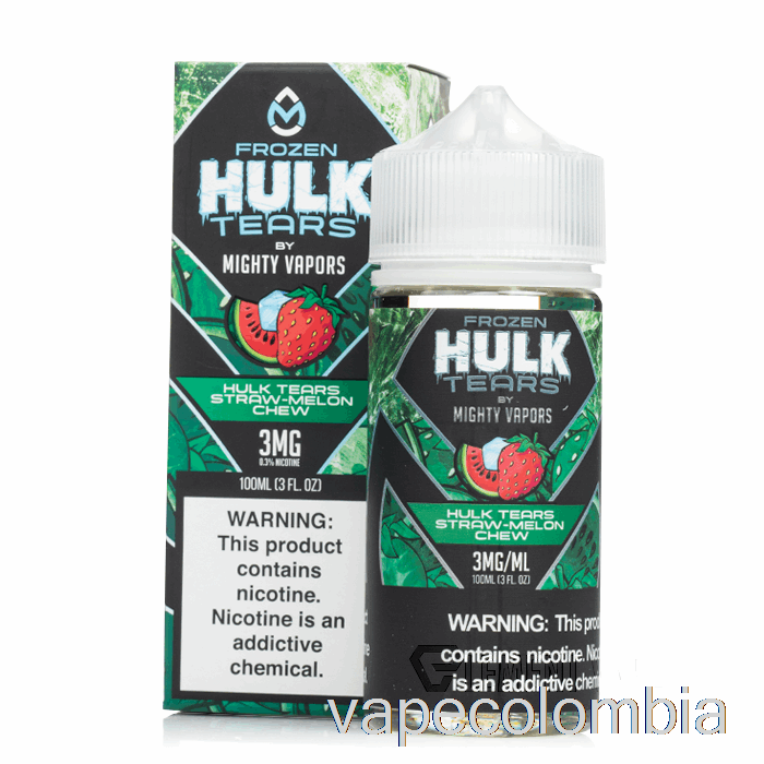 Vape Kit Completo Frozen Hulk Lágrimas Paja Melón Masticable - Hulk Lágrimas - 100ml 6mg